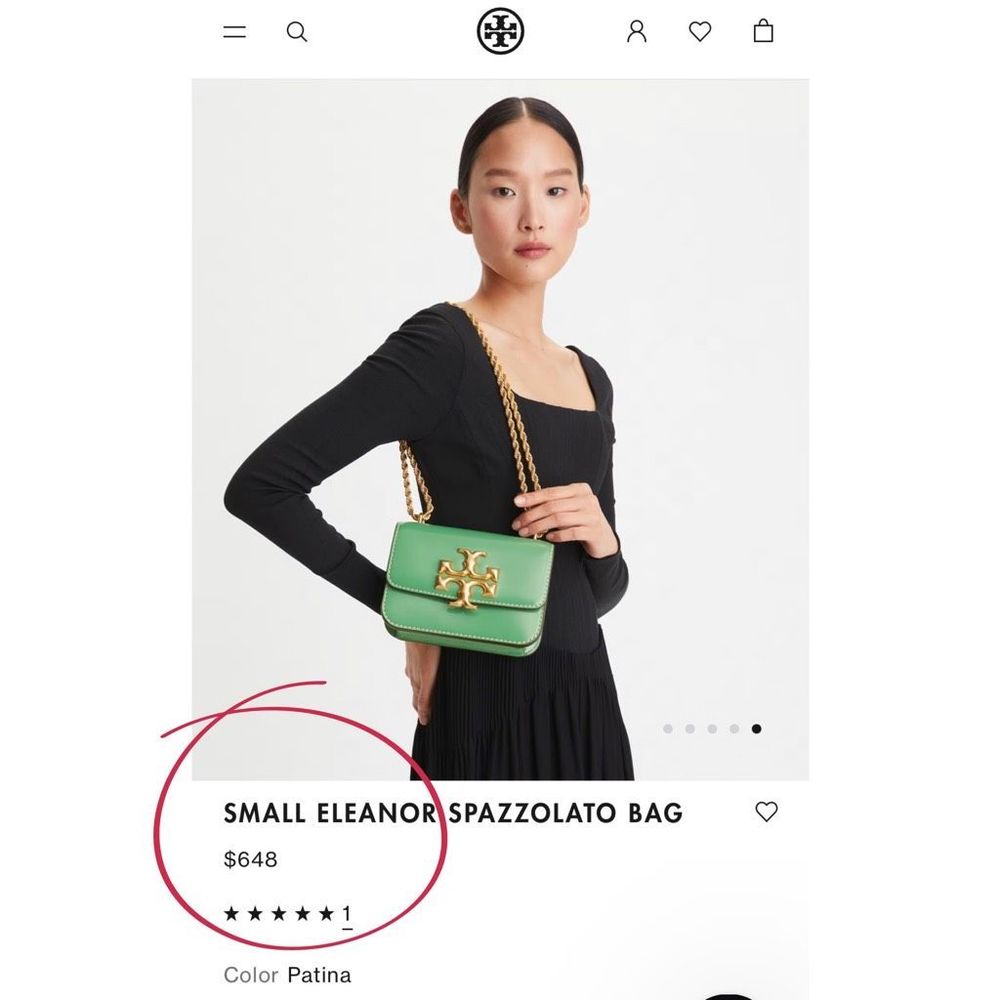 🚫SOLD ON MECARI 🚫NWT Tory Burch Eleanor Spazzolato Shoulder Bag, Card Case… - Picture 2 of 16